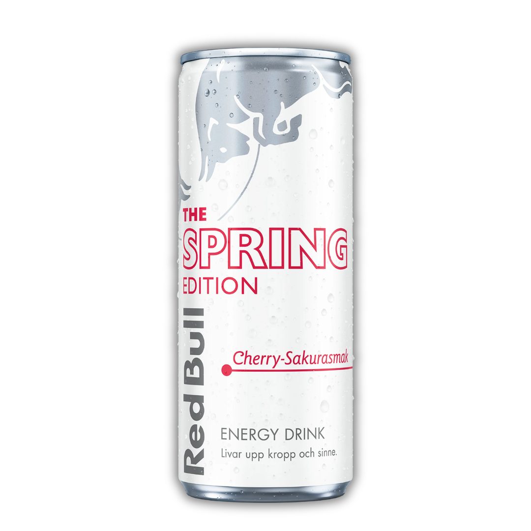 Red Bull Spring Edition Cherry Sakura Energy Drink - 24 Pack