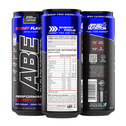 ABE Energy Flavour Energy Drink – 12 Pack